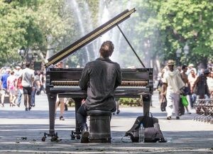 Man Playing Piano