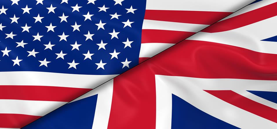 USA UK Flag